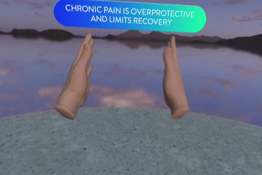 A virtual reality show that explains chronic pain.