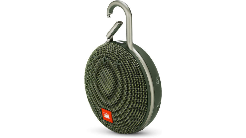 JBL Clip 3 Portable Wireless Bluetooth Speaker - Green. (Image: Amazon SG)