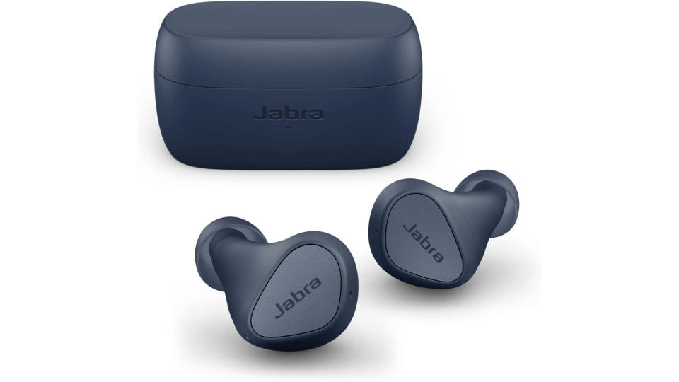 Jabra Elite 3 Earbuds & # x002013; Noise-isolating Bluetooth headphones with long battery life for true wireless calls and music #x002013; Navy. (Image: Amazon SG)