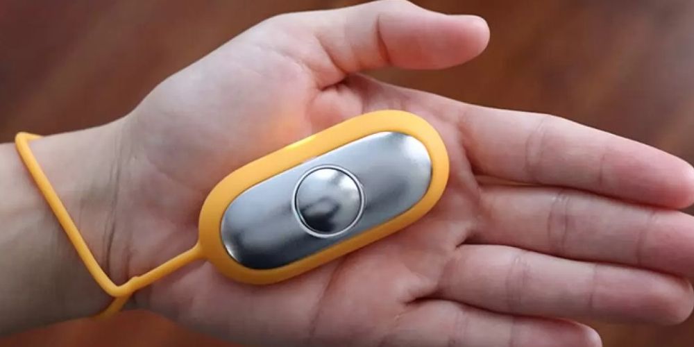 A Chill Pill device appears in the person's hand