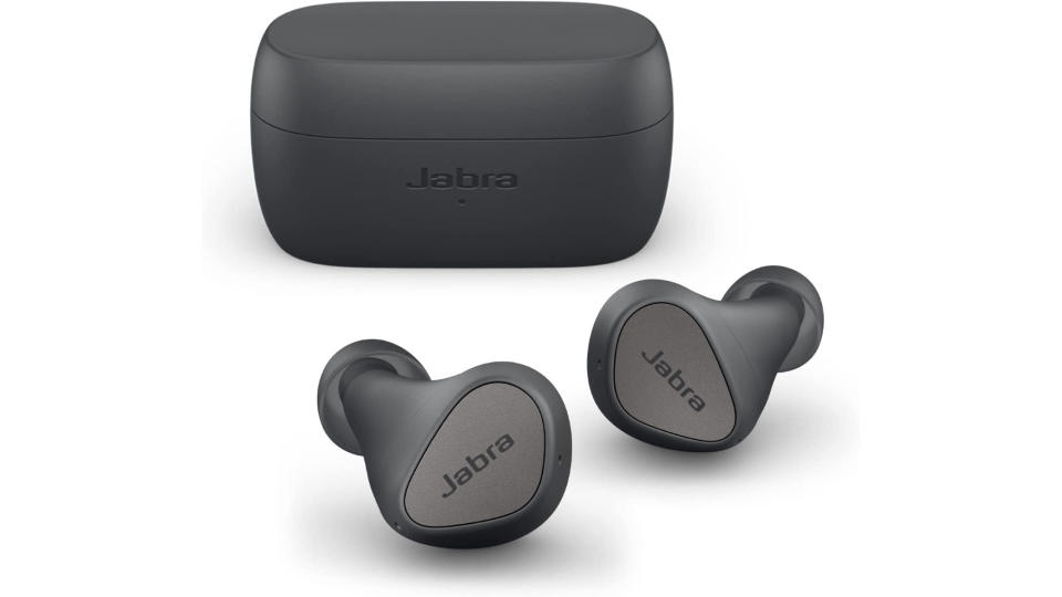 Jabra Elite 3 Earbuds & # x002013;  Sweatproof Noise Isolating In-Ear Bluetooth Headphones with Long Battery Life for True Wireless Calls and Music –  Dark gray.  (Image: Amazon SG)