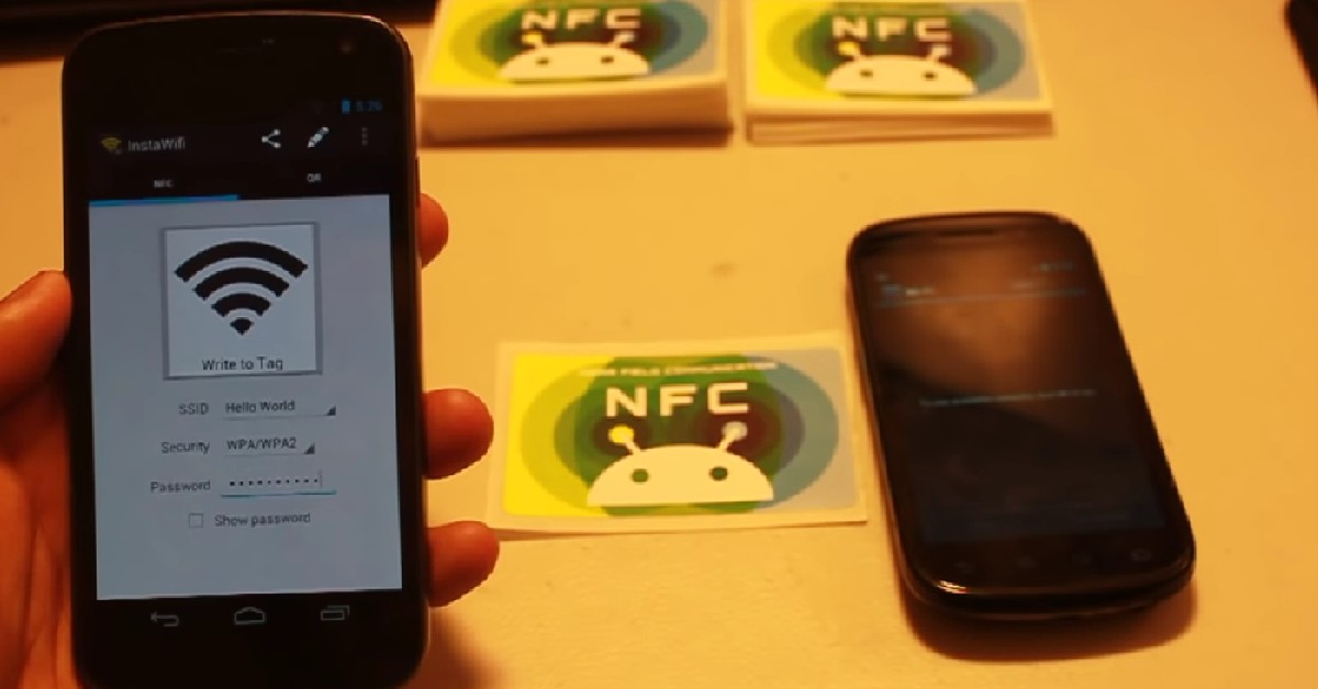 Share WiFi password. Practical ways to use Android NFC