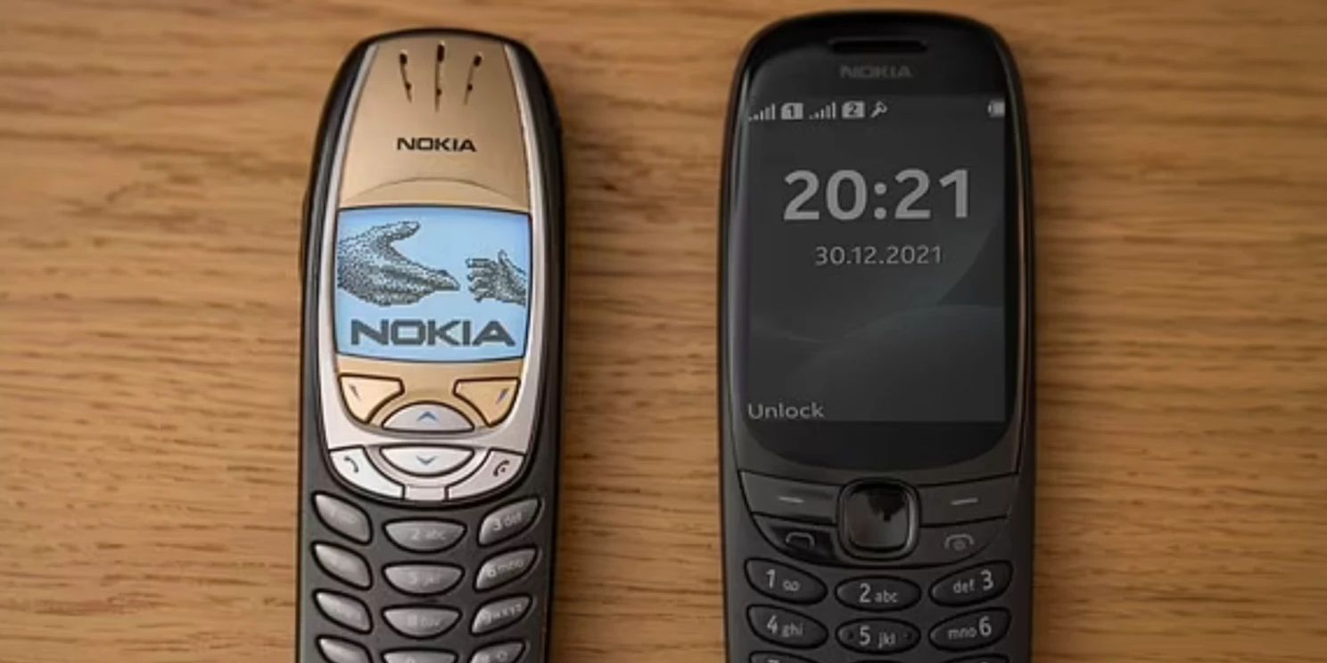 Nokia 6310 phones old and new next to each other